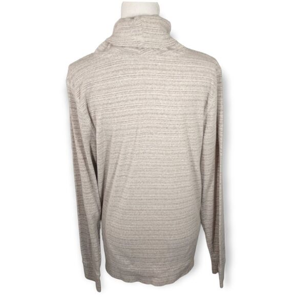 EXPRESS CREAM STRIPE COWL-NECK PULLOVER SZ.M GUC - Picture 4 of 6